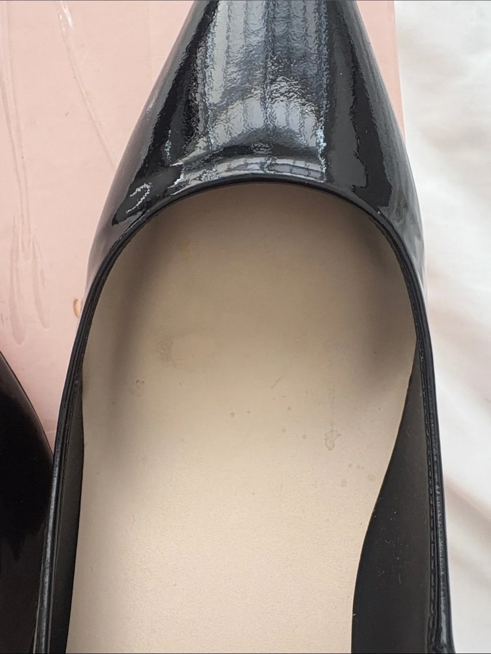 Sophia Webster Black Patent Pointed Toe Flats